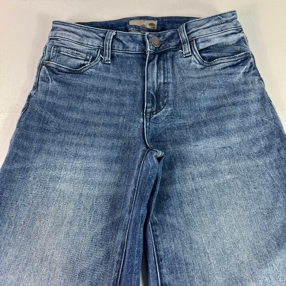 Kut From The Kloth Jeans Women's 27x27* Goldie Flare Mid Rise Blue Denim Tag 0 - Picture 2 of 16